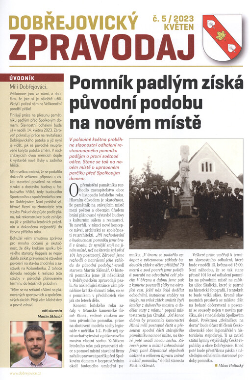 Dobřejovický zpravodaj