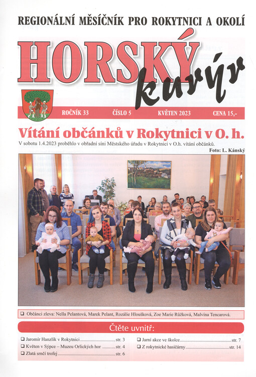 Horský kurýr : regionální měsíčník pro Orlické hory a podhůří