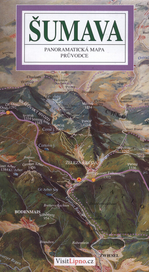 Šumava : panoramatická mapa, průvodce