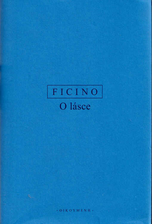 O lásce = De amore : latinsko-české vydání