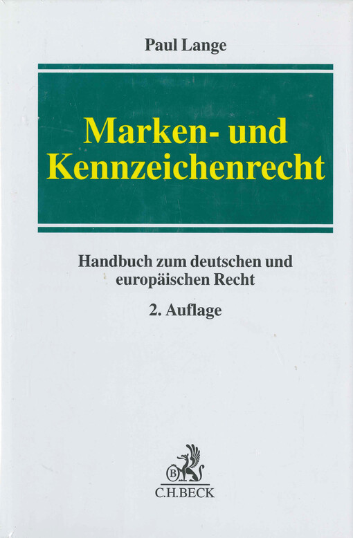 Marken- und Kennzeichenrecht