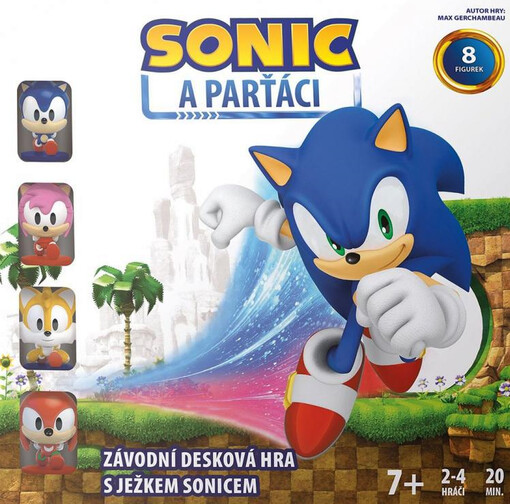 Sonic a parťáci : závodní desková hra s ježkem Sonicem