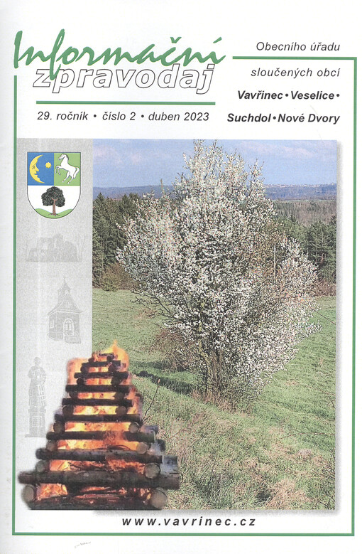Informační zpravodaj obecního úřadu sloučených obcí Vavřinec, Veselice, Suchdol, Nové Dvory