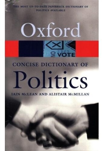 Dictionary of Politics (Oxford Paperback Reference)