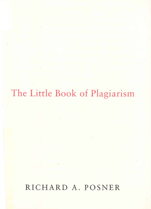 The little book of plagiarism