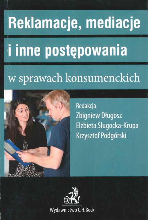 Reklamacje, mediacje i inne postępowania w sprawach konsumenckich
