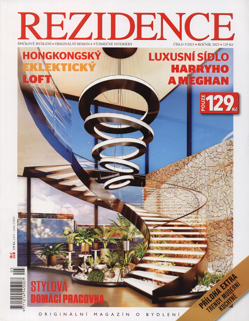 Rezidence : špičkové bydlení, originální design, výjimečné interiéry : originální časopis o bydlení