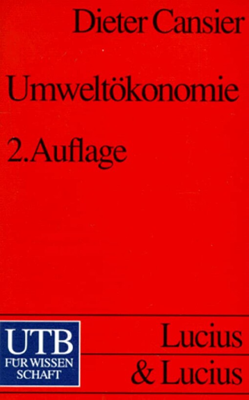 Umweltökonomie.