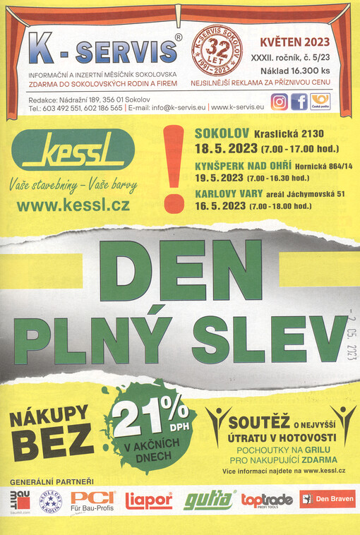 K-servis : inzertní a informační měsíčník Sokolova a okolí