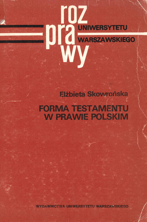 Forma testamentu w prawie polskim