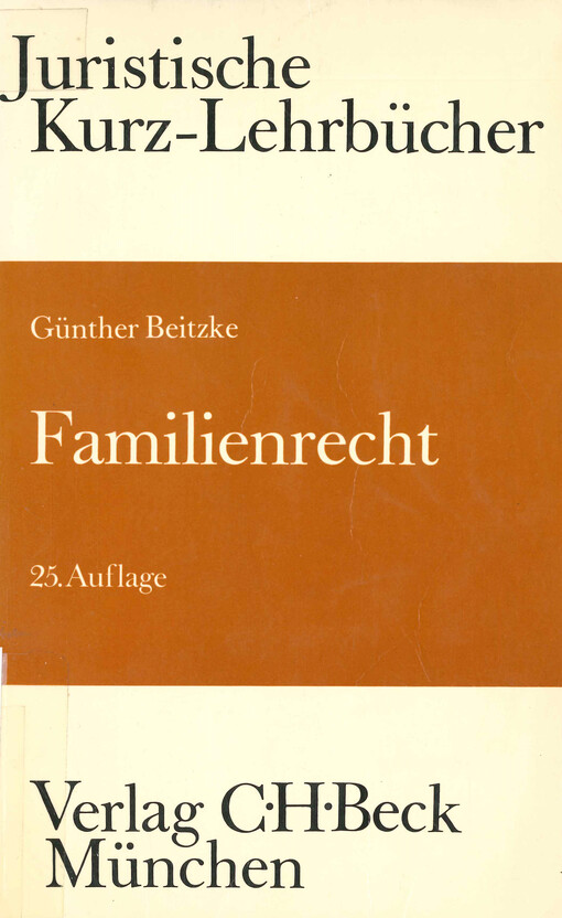 Familienrecht : ein Studienbuch