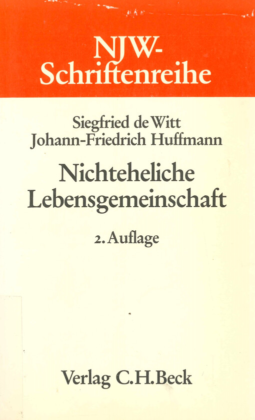 Nichteheliche Lebensgemeinschaft