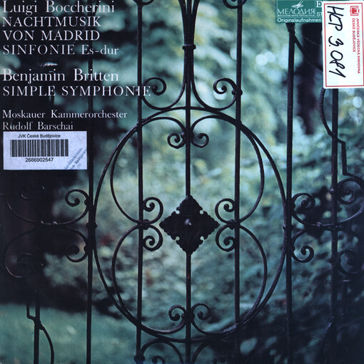 Nacht musik von Madrid Streichquintett Nr. 60 C-dur op. 30 Nr. 5 Benjamin Britten Simple Symphonie