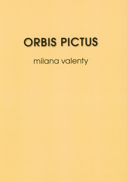 Orbis pictus Milana Valenty