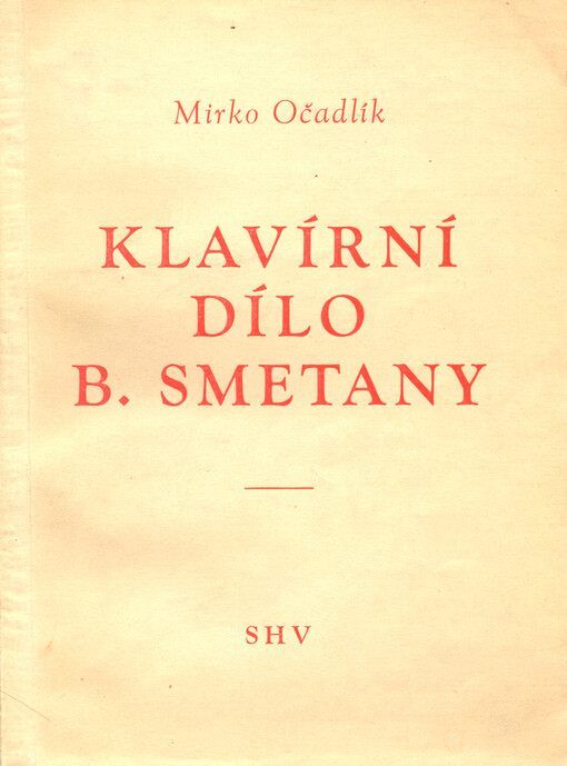 Klavírní dílo Bedřicha Smetany