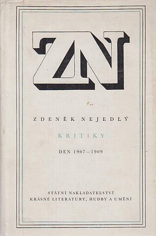 Kritiky.[Sv. 1],Den 1907-1909