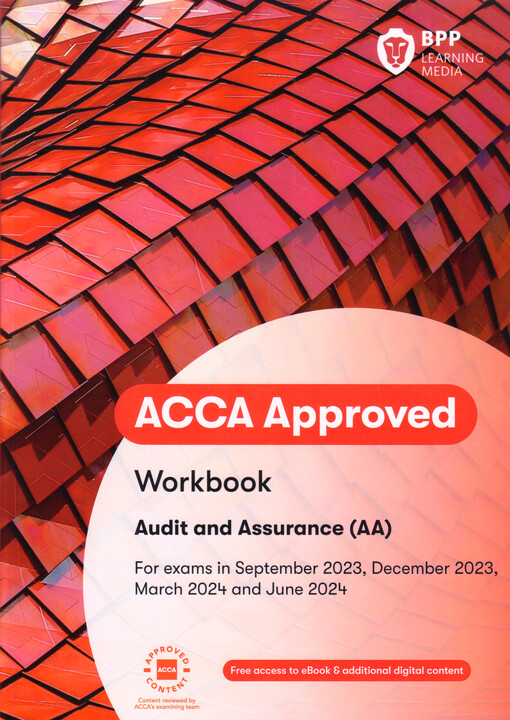 ACCA : Audit and assurance (AA) : workbook : applied skills