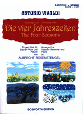 Die vier Jahreszeiten : eingerichtet für Sopran-Flöte und Klavier  (odkaz v elektronickém katalogu)