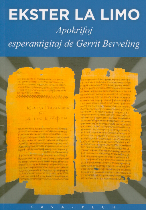 Ekster la limo : apokrifoj esperantigitaj de Gerrit Berveling