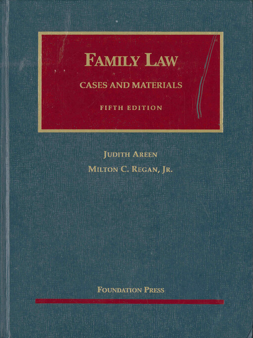Family law : cases and materials