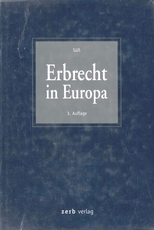 Erbrecht in Europa