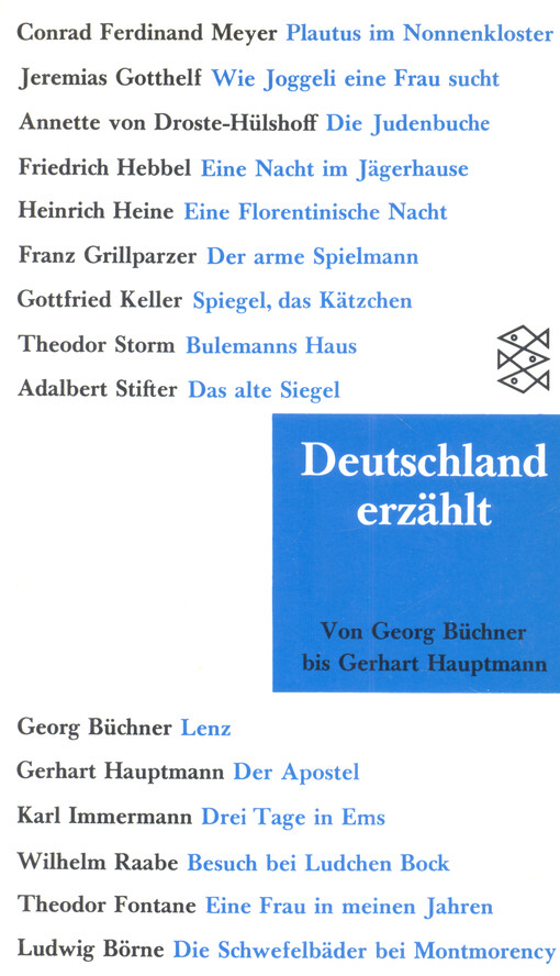 Deutschland erzählt :von Büchner bis Hauptmann