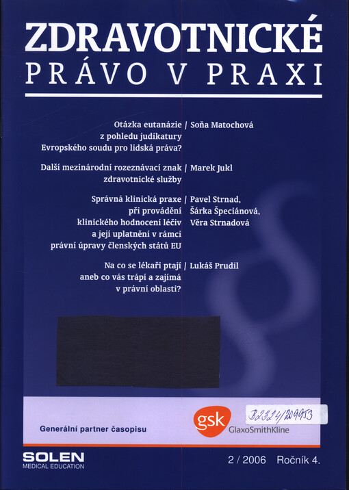 Zdravotnické právo v praxi