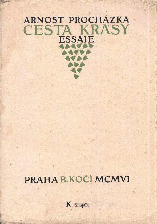 Cesta krásy : essaie : [psáno roku 1898-1906]