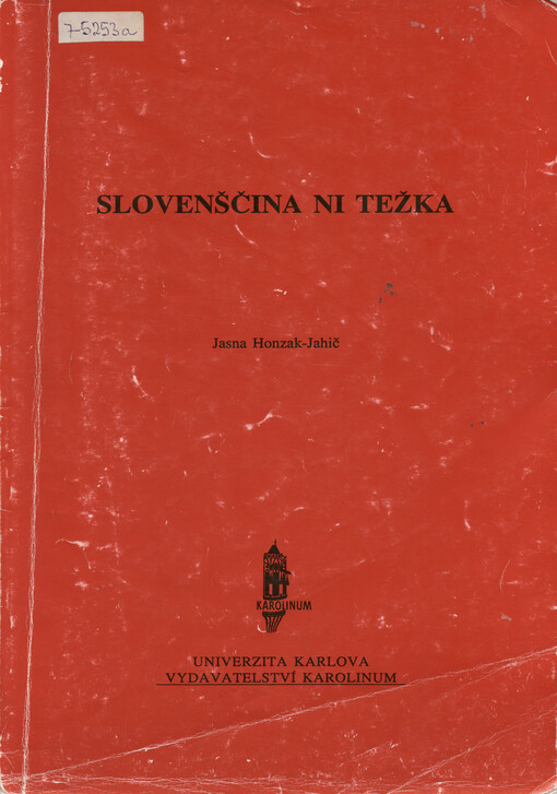 Slovenščina ni težka = Slovinština není těžká