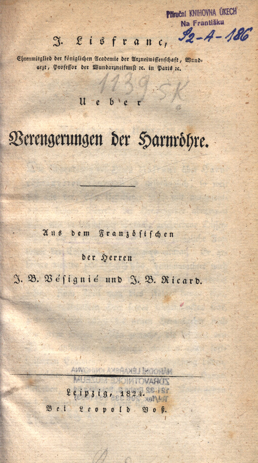 Ueber Verengerungen der Harnröhre