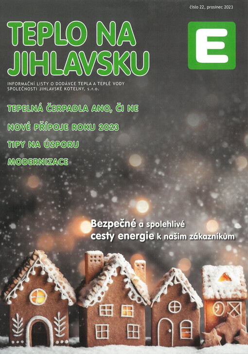 Teplo na Jihlavsku : informační listy o dodávce tepla a teplé vody společnosti Jihlavské kotelny, s.r.o.