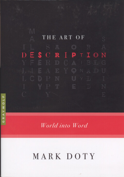 The art of description : World into word