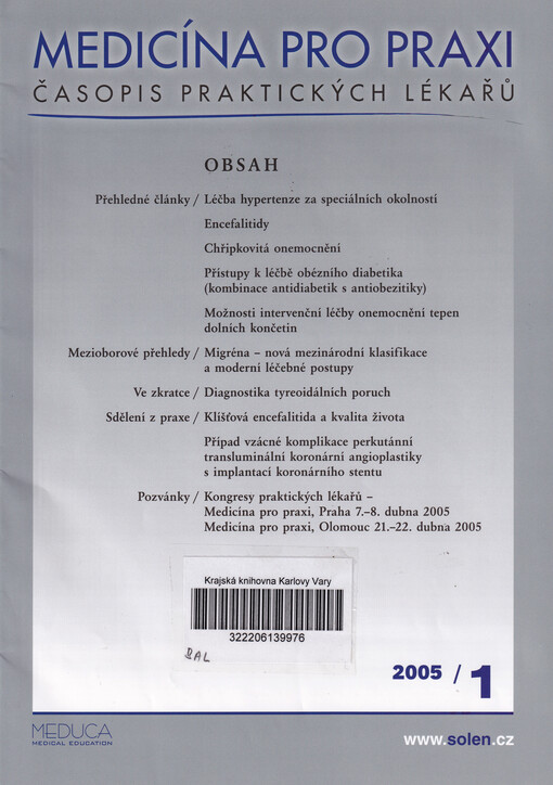 Medicína pro praxi : časopis praktických lékařů