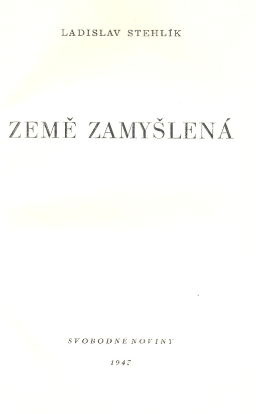 Země zamyšlená