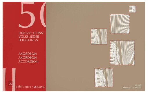 50 lidových písní.akordeon = 50 Volkslieder. Heft II : Akordeon = 50 folksongs. Volume II : accordion /Sešit II