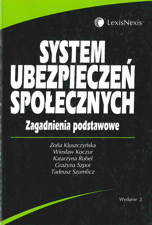 System ubezpieczeń społecznych : zagadnienia podstawowe