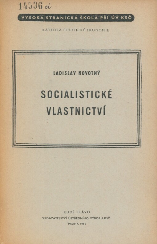 Socialistické vlastnictví