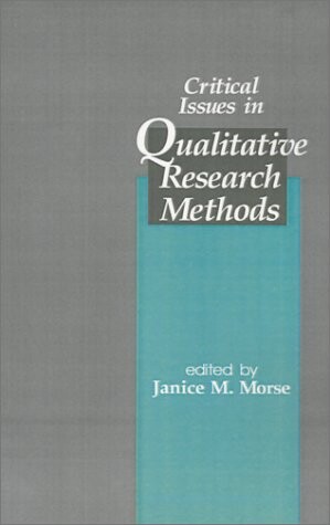 Critical issues in qualitative research methods