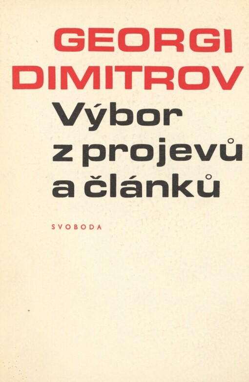 Výbor z projevů a článků