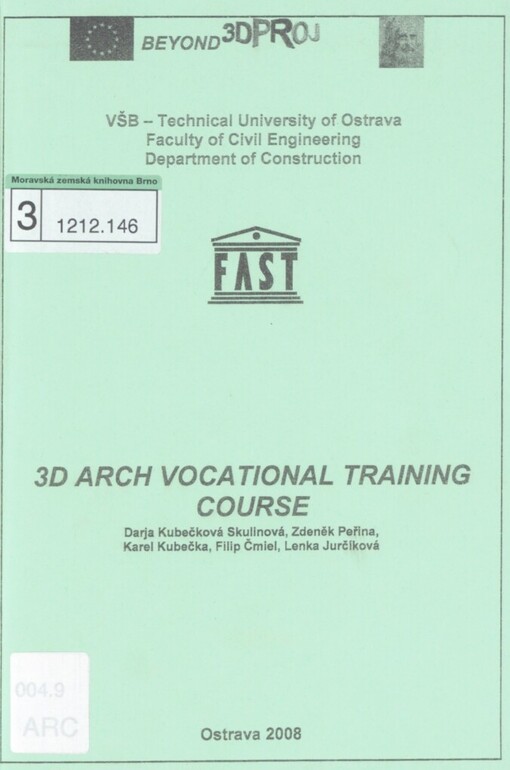 3D ARCH vocational training course