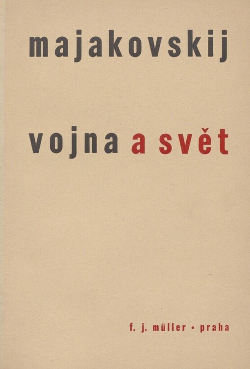 Vojna a svět =: Vojna i mir : báseň