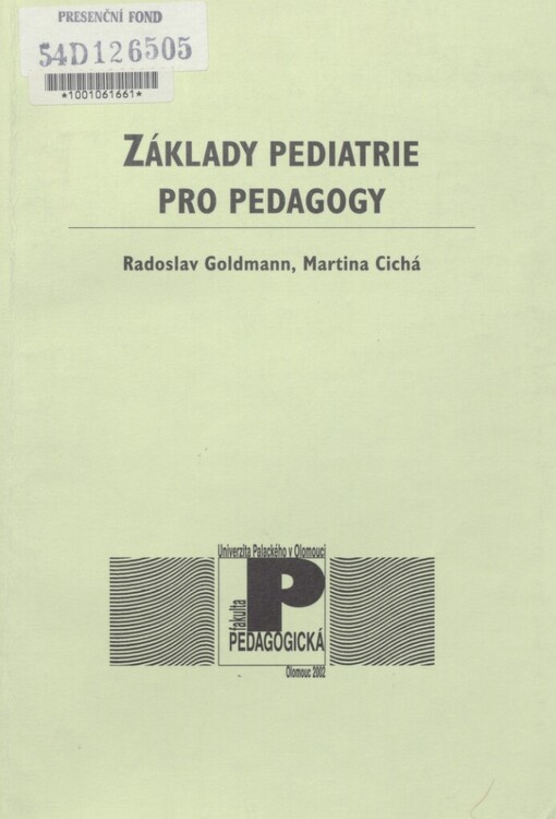 Základy pediatrie pro pedagogy