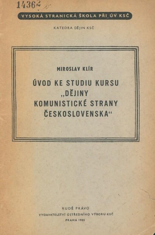 Úvod ke studiu kursu 