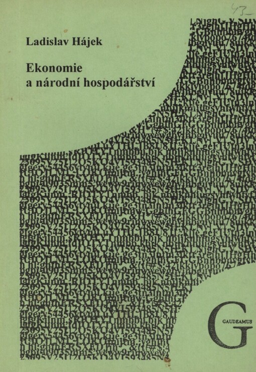 Ekonomie a národní hospodářství