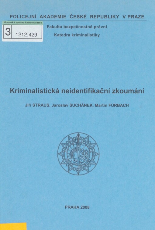 Kriminalistická neidentifikační zkoumání