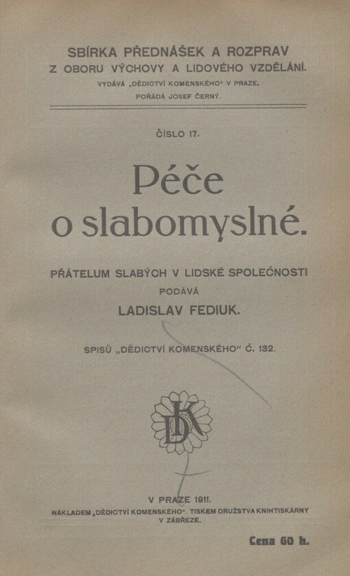 Péče o slabomyslné