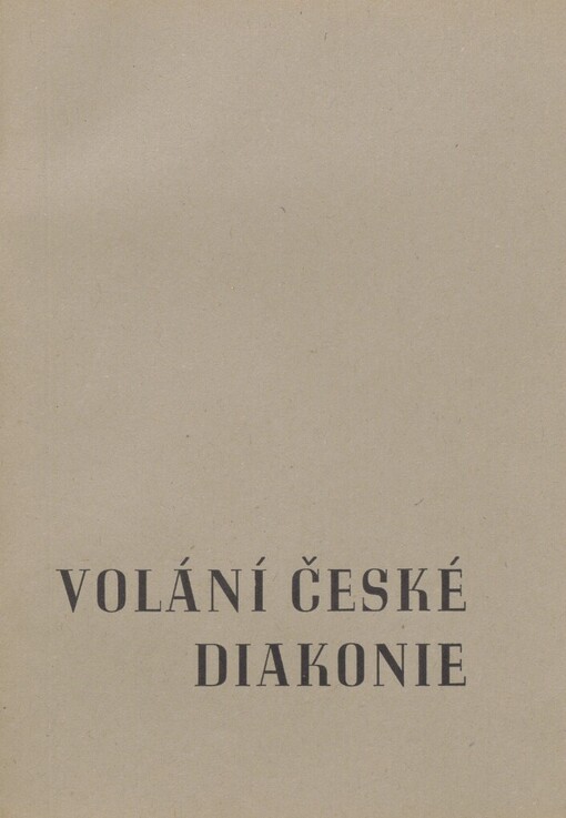 Volání České diakonie