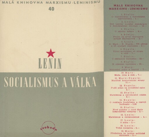 Socialismus a válka: [Stanovisko SDDSR k válce]