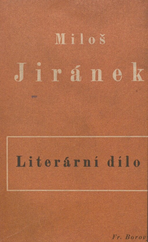 Miloš Jiránek: Literární dílo