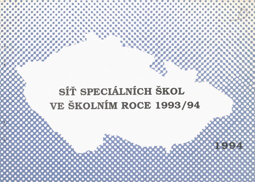 Síť speciálních škol ve školním roce 1993-1994